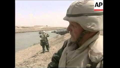 GWT: Naval construction battalion building bridges for supply line