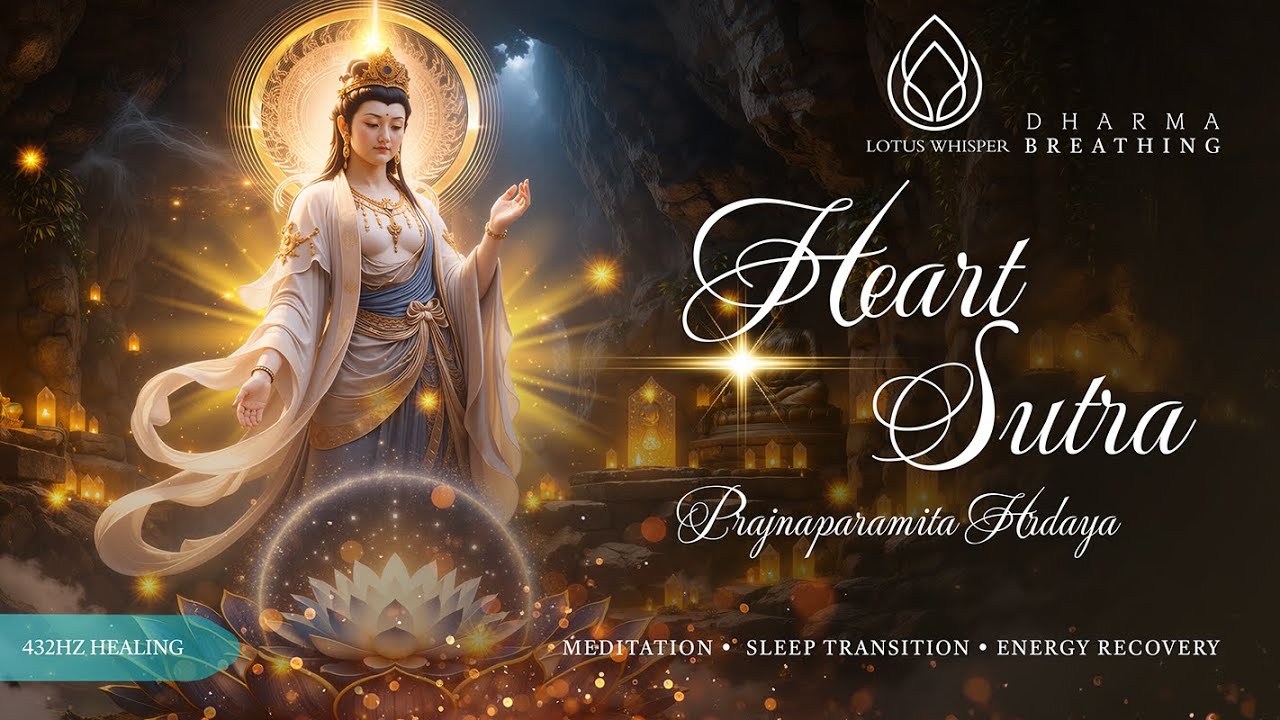 Sleep & Anxiety Relief – Night Mantras for Deep Calm (432Hz) | Heart Sutra #meditation #music