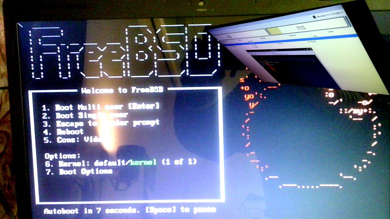FreeBSD dual boot with linux on legacy bios computer - YouTube