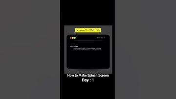 Day : 1 //How to make Splash Screen #android #androiddevelopment #java #shorts #viral #short #series
