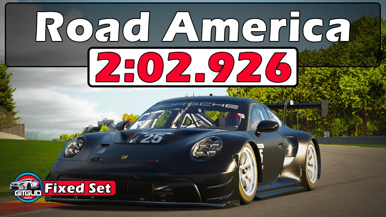 iRacing Porsche GT3 R (992) Road America Track Guide - 