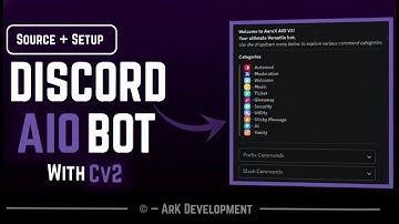 All-In-One Multipurpose Components V2 Discord Bot | Free Source Code + Setup Guide Under 2 minutes