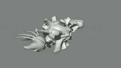 Some spaceship modeling examples for openGL|ES