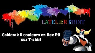 FLEX 5 COULEURS SUR T SHIRT  GOLDORAK screenshot 1