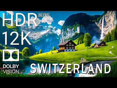 12K HDR 60FPS Dolby Vizyonu - İsviçre Avrupa'nın Kalbi - Gerçek Sinematik