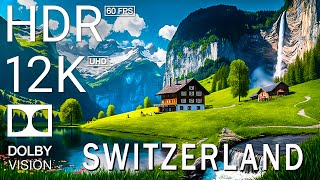 12K HDR 60FPS DOLBY VISION  SWITZERLAND THE HEART OF EUROPE  TRUE CINEMATIC