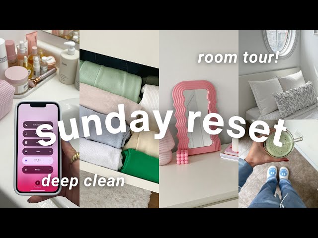 getting my life together for summer 🧼 *aesthetic & satisfying* deep clean + organizing reset routine class=