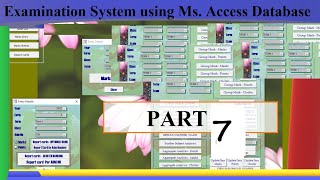 PART 7 | Examination Management System using Microsoft Access | Update Classes, Semester and Year