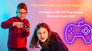 10 Digits 20% Off PlayStation Discount Code August 2022 PlayStationDiscountCode