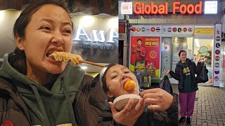 STREET FOOD & NEPALI GROCERIES IN KOREA | KOREA DIARIES