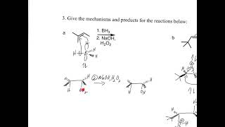 CHM 251 KEY Workshop #4 Unit 3-Alkene Addition reactions and mechanisms