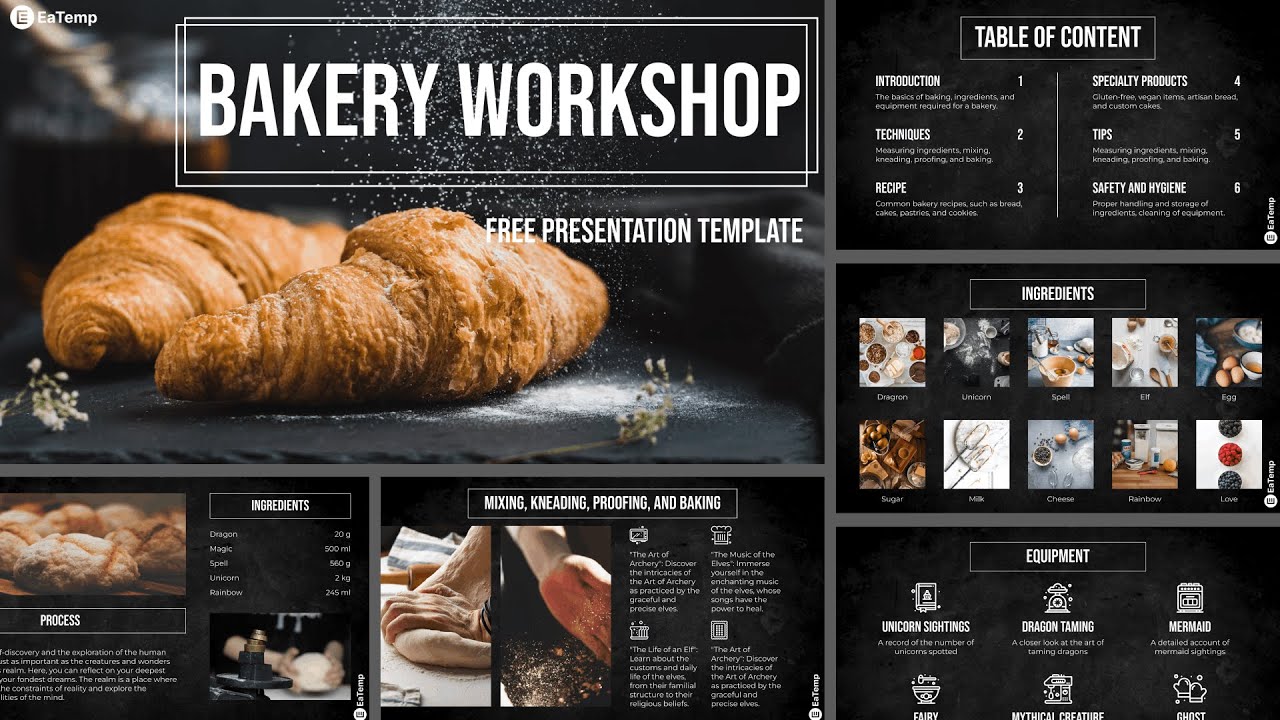 Bakery Workshop Presentation Template