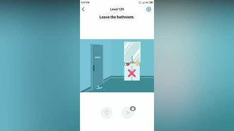 Easy Game - Leave the bathroom - Level 129 solution