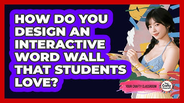 How Do You Design An Interactive Word Wall That Students Love? - Your Crafty Classroom