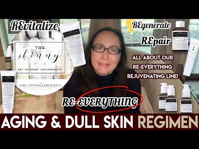 Skincare Routine For Aging and Dull Skin | VMV Hypoallergenics class=