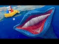 【海洋恐怖症の人は要注意⚠️】危険な人喰い巨大生物に襲われるマインクラフト😨🌊【マイクラ】ぽっぴんず