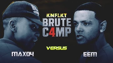 KNFLKT | MAX04 vs EEM | #BruteC4mp #Battlerap #Kaapstad #CapeTown #SouthAfrica 