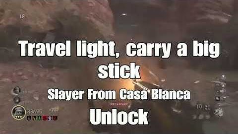 Call of duty ww2 travel light, carry a big stick challange, easy guide Slayer From White House