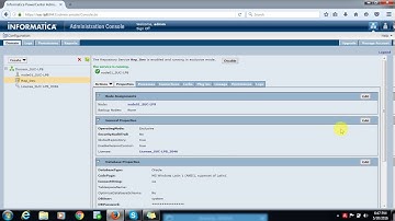 How to create informatica Repository and Services | Informatica admin console