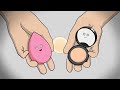 ASMR Fast Makeup 1 Minute 💄 Animated ✨