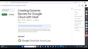 [NIEUW 2025] Dynamische geheimen creëren voor Google Cloud met Vault || Easy Lab Solution || Arca...