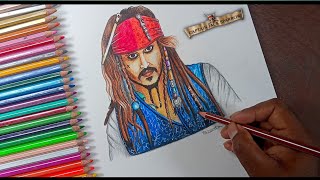 Captain Jack Sparrow Drawing / Captain Jack Sparrow Drawing Easy / How to Draw Captain Jack sparrow