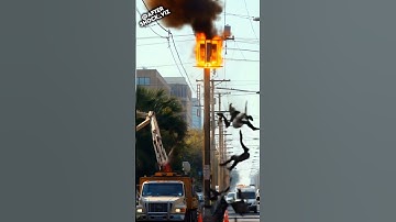 Electric transformer exploded #shorts #ai #shocking