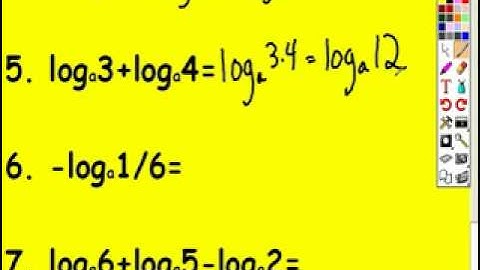 Properties of Logarithms