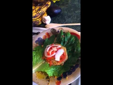 My Raw Vegan Burger Recipe