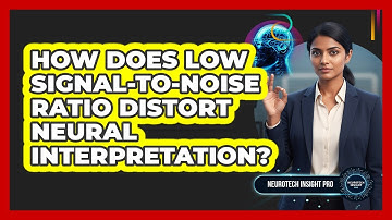 How Does Low Signal-to-Noise Ratio Distort Neural Interpretation?