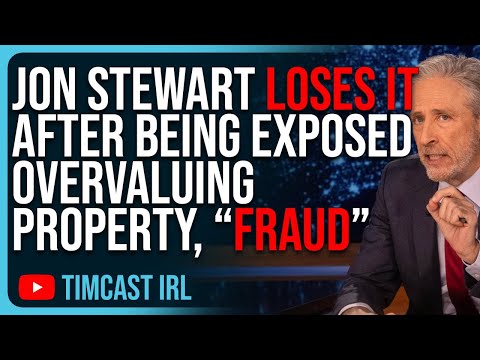 Jon Stewart LOSES IT After Being EXPOSED Overvaluing Property, Committing “Fraud” Same As Trump