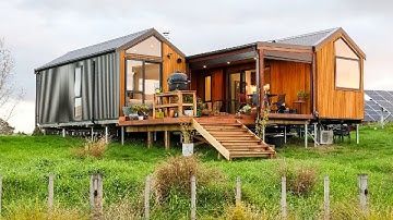 Is This Beautiful Off-the-grid Double Tiny Homes on 3 acres of Land