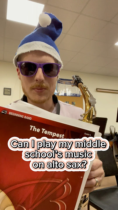 Can I play The Tempest on alto sax?