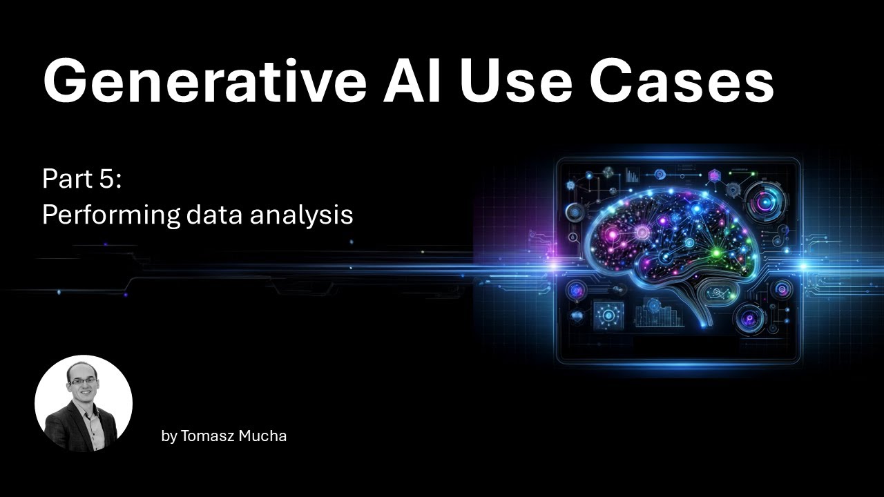 5. Data analysis on the fly: Generative AI use case - YouTube