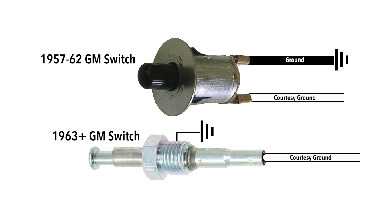 Vintage Ford and GM Door Jamb Switch Wiring Operation - YouTube