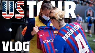 CROSSBAR CHALLENGE AND FINAL MATCHDAY OF  🇺🇸✈️ US TOUR 2021 | FC BARCELONA VLOG