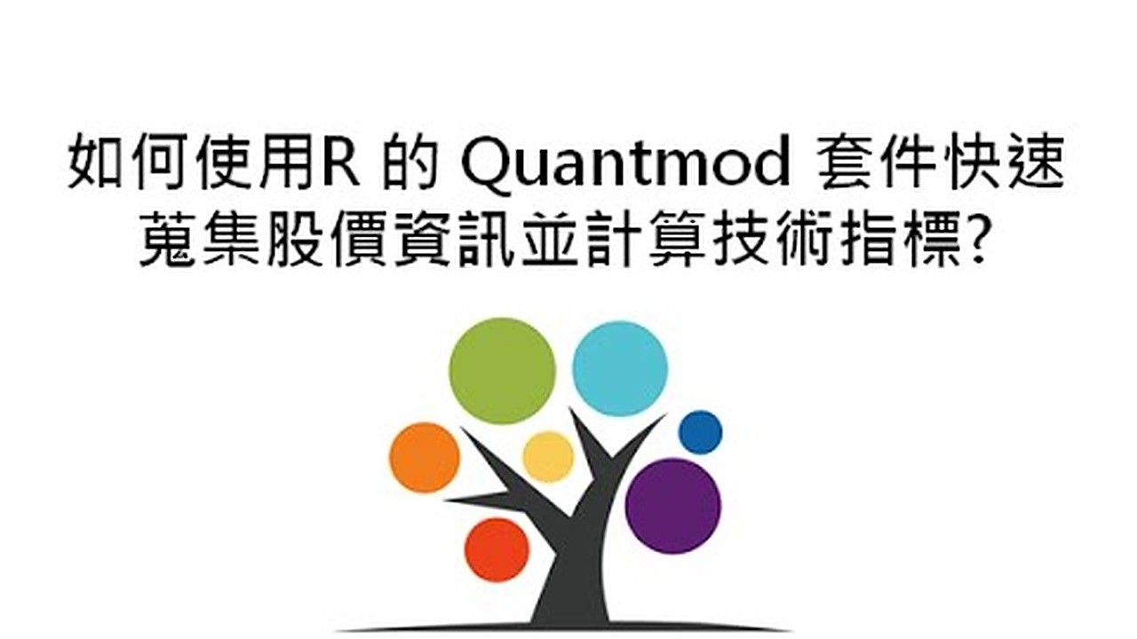 如何使用R 的 Quantmod 套件快速蒐集股價資訊並計算技術指標? 