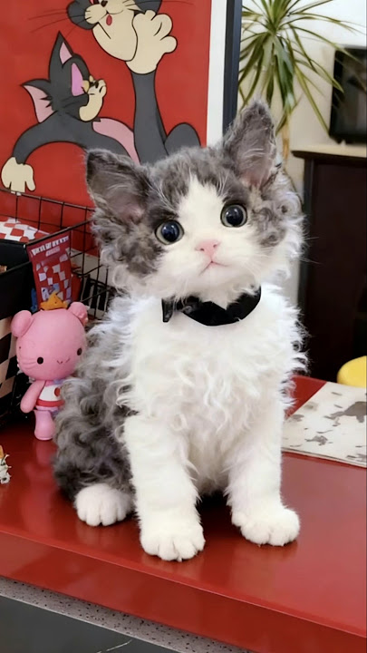Why do you know that the cat wants to talk to you but he can't?