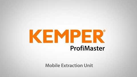 Kemper Profimaster fume extraction system