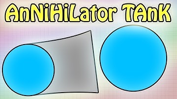 ANNIHILATOR Tank in Diepio / Biggest Bullet ever in Diepio  / New Class Diep.io High score