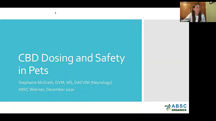 CBD Dosing and Safety in Pets | with Stephanie McG...