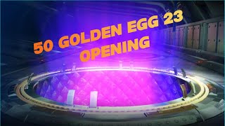 I Opened 50 Golden EGG 23 and These are the Highlights. Multiple Black Markets, Exotics and MORE!!!!