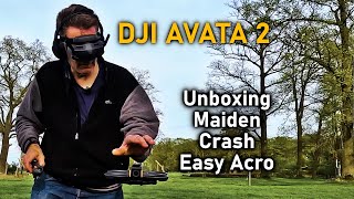 DJI Avata 2 - Unboxing deutsch - Maiden - Crash - Easy Acro