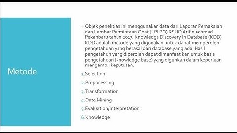 Data Mining : Studi Kasus Penerapan Algoritma K-Means Untuk Clustering Data Obat Obatan