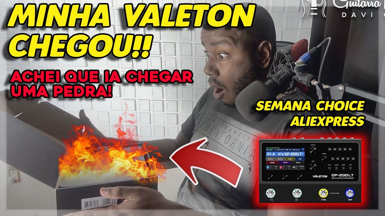 RECEBI!! VALETON GP-200LT: UNBOXING, CRÍITICAS E PRIMEIRAS IMPRESSÕES ...