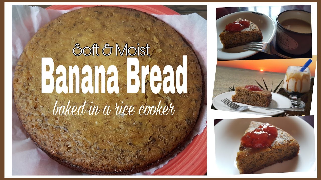 Soft and Moist Banana Bread "BAKED" in a Rice Cooker Food is Life