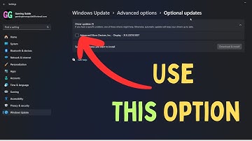 How to Install Optional Driver Updates in Windows 11