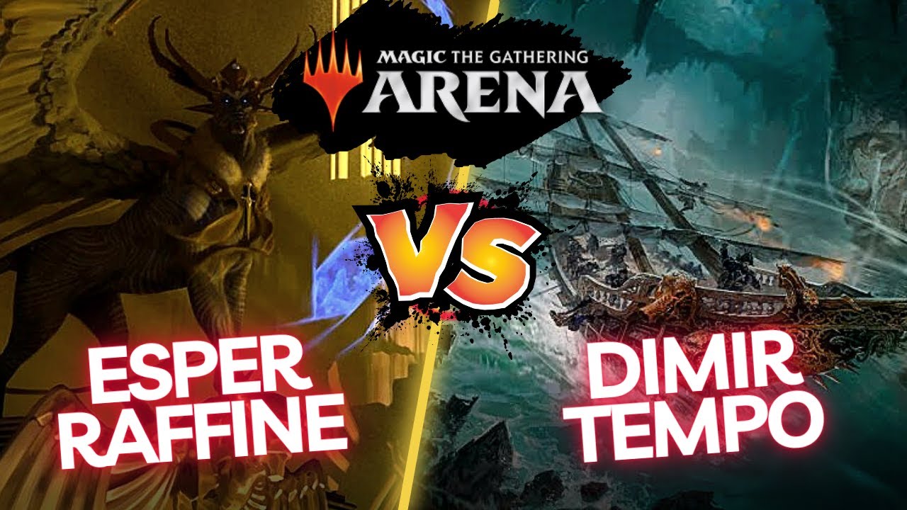 Esper Raffine VS Dimir Tempo MTG Arena Standard Ranked Gameplay YouTube