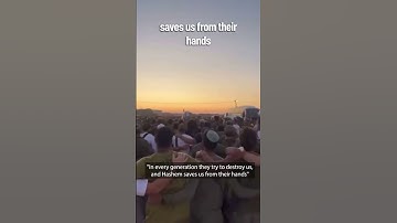 Thumbnail of IDF Soldiers Sing This Song About Jewish Survival