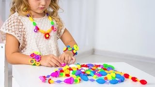 Как развить вкус и стиль юной модницы?С помощью конструктора украшений легко и просто. видео Детская одежда из экологически чистых материалов: что это?